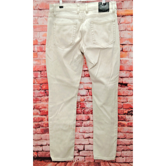 Social Collision Rude By Lip Service Jeans Men's 32x32 Beige Straight Leg Preppy - Picture 2 of 8